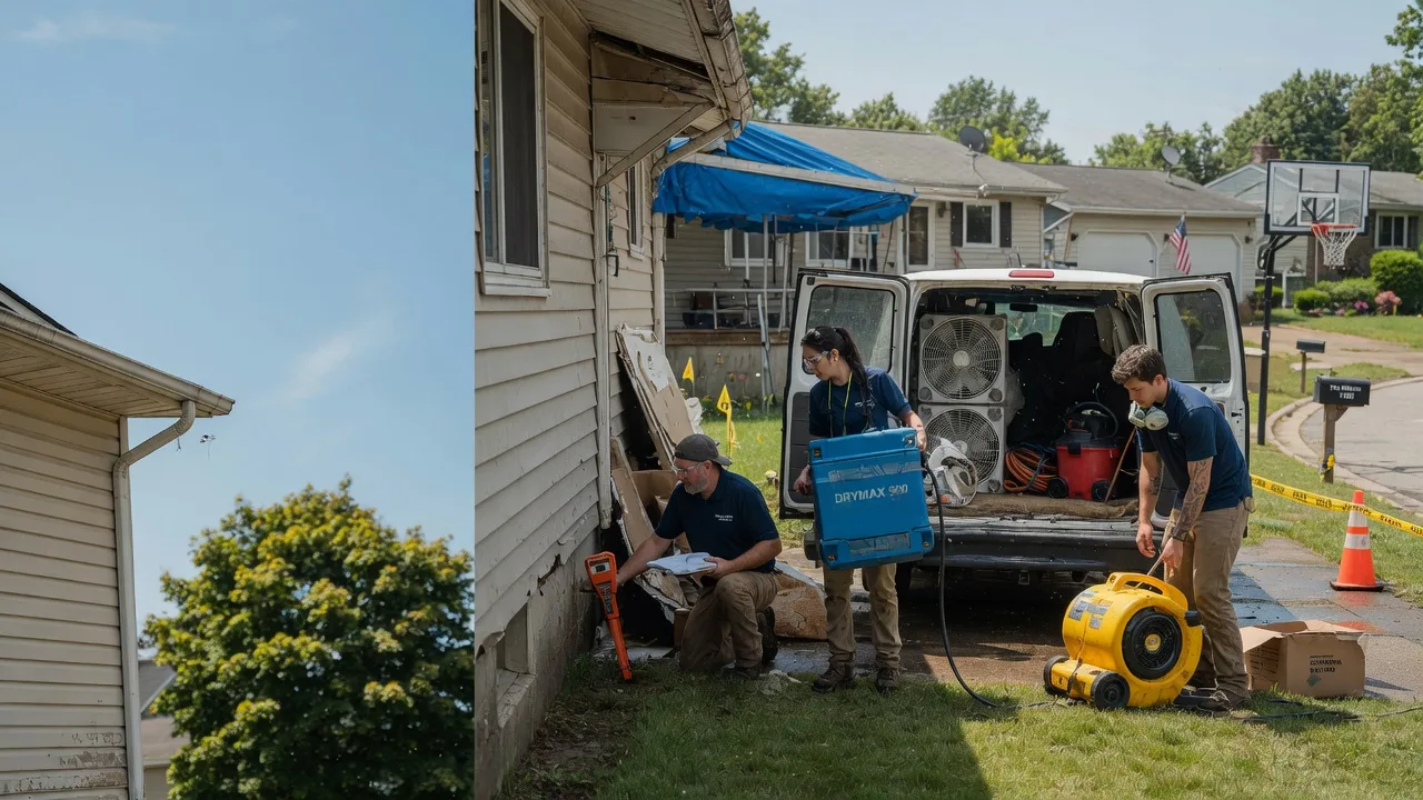 Ceiling Leak Cleanup in Loraine, IL near me