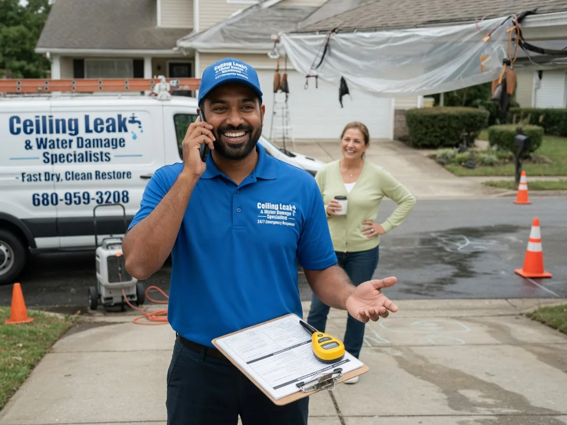 Ceiling Leak Cleanup Loraine, IL FAQs
